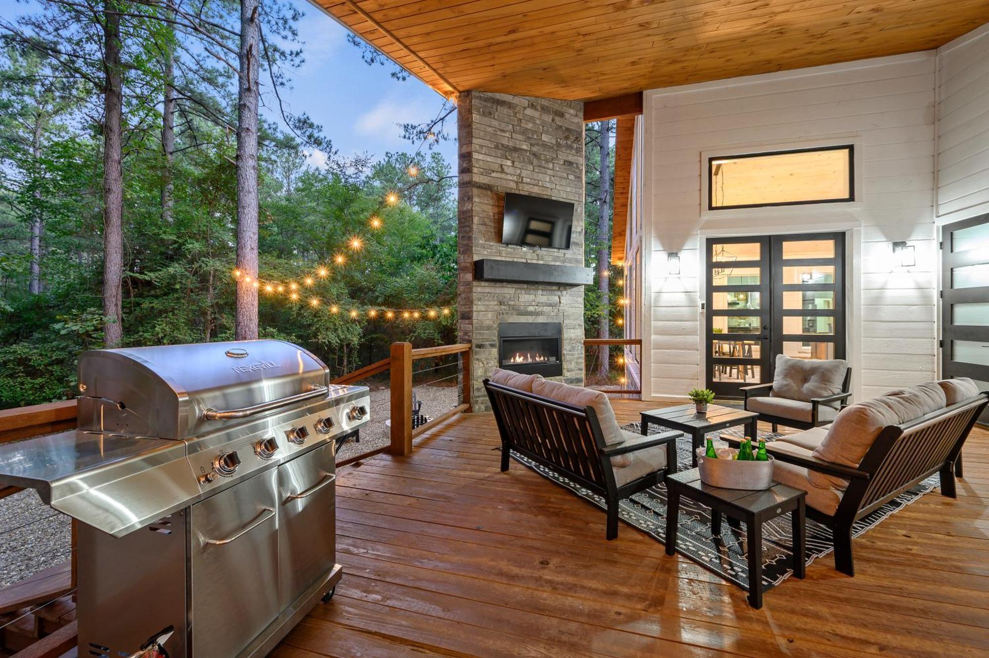 Two Knights Luxury Cabin Broken Bow Buitenkant foto