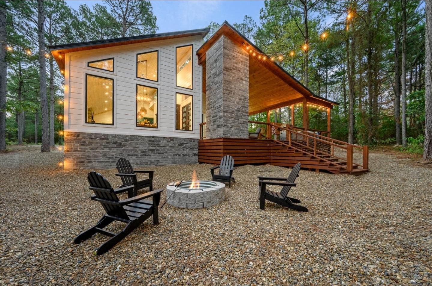Two Knights Luxury Cabin Broken Bow Buitenkant foto